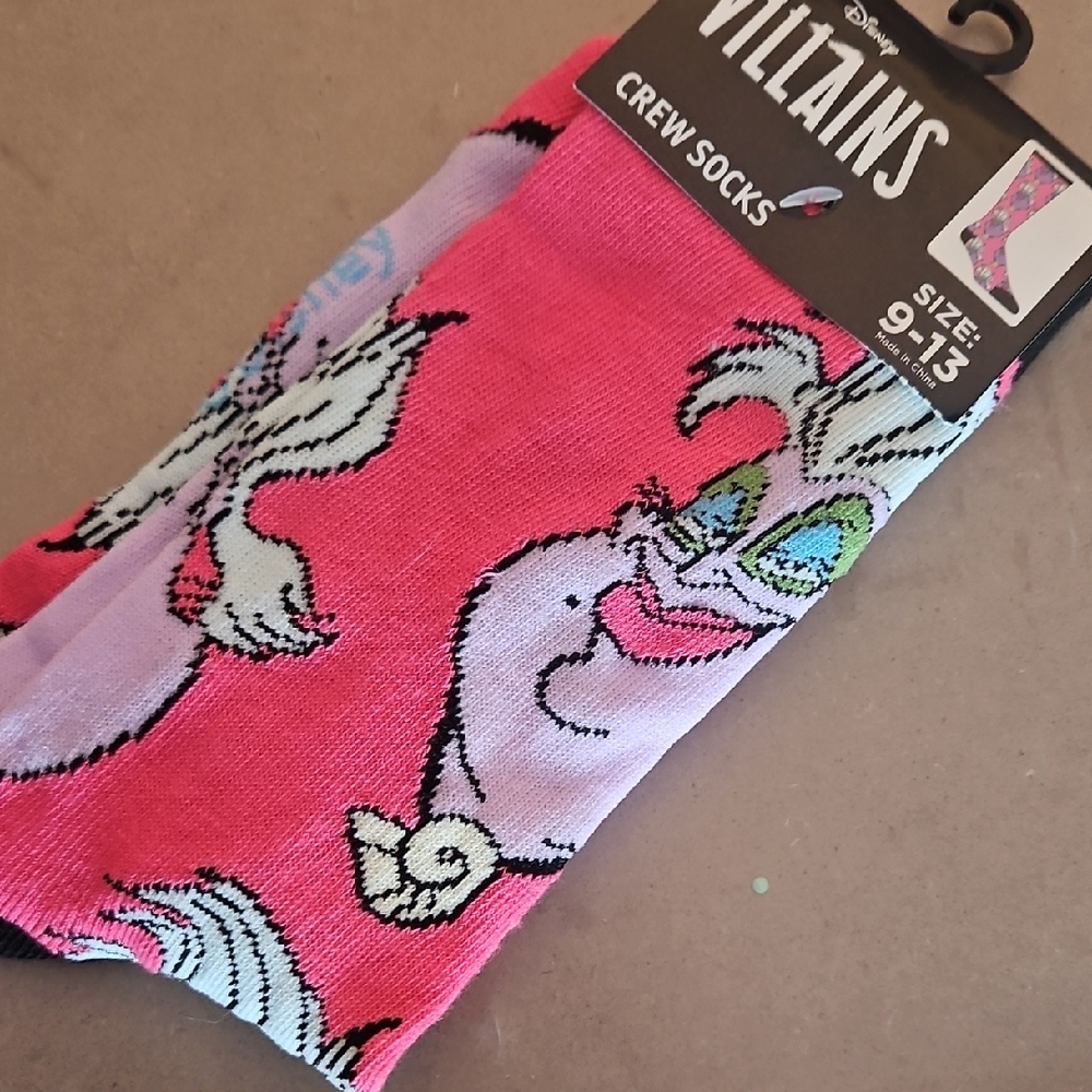 Disney Villains Ursula Crew Socks